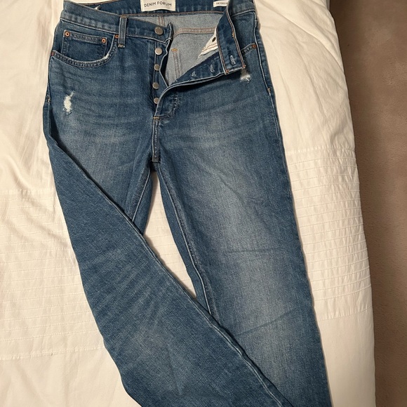 Denim Forum High Rise Blue Jeans - Picture 2 of 6